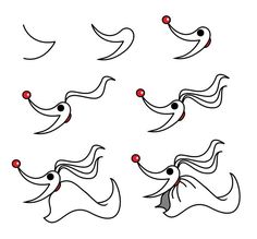 an image of different shapes and sizes of birds in the air with red balls on their heads