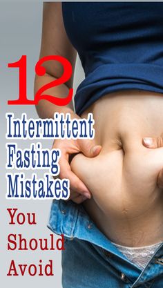 Avoid these 12 intermittent fasting mistakes! #intermittentfasting #howtointermittentfast Exercise Plan