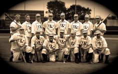 the baseball team is posing for a photo