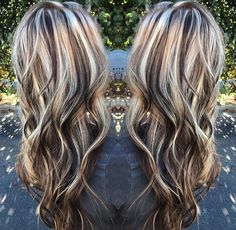 Blonde Highlights With Brown Lowlights, Low Light And Highlights, Dark Lowlights For Blondes, Balayage Before And After, Dark Brown Hair With Blonde Highlights, Ash Blonde Hair Balayage, Gray Highlights, Beautiful Highlights, 60 Hair