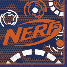 Buy Kids Birthday Nerf lunch napkins, 16 per package sold at Party Expert Nerf Themed Birthday Party, Nerf Party Ideas, Nerf Birthday Party, Nerf Party, Nerf Toys, Birthday Lunch, Unique Party Favors, Birthday Party Tables, 6th Birthday Party