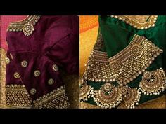 Latest Handmade Bridal blouse design/2020 collection/wedding blouse designing ideas/Aari&Maggam work - YouTube Blouse Design Wedding, Simple Wedding Blouse Designs, Blouse Designing, Bridal Blouse Design, Sugar Beads, Wedding Saree Blouse, Wedding Saree Blouse Designs, Designing Ideas, Wedding Blouse Designs