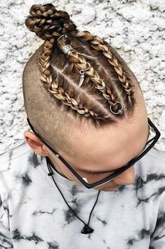 Manly Hairstyles, Taper Braids, Braids For Men, Braid Styles For Men, Men Braids, Casual Braids