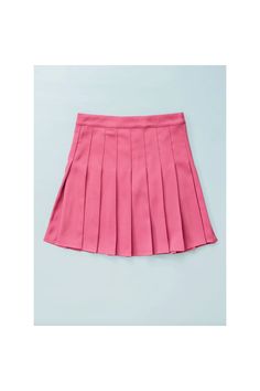 Available in lite mustard and rose, this pleated tennis mini is adorable! Runs true to size. Questions about fit? Email Support@LillaCavallo.com for additional help with choosing the perfect size for you! Spring Tennis Mini Skirt In Solid Color, Casual Pleated Tennis Skirt With Lining, Casual Summer Tennis Pleated Skirt, Casual Summer Skort With Accordion Pleats, Casual Skort With Accordion Pleats For Summer, Mini Pleated Tennis Skirt, Mini Pleated Hem Tennis Skirt, Solid Color Mini Tennis Skirt With Pleated Hem, Summer School Pink Pleated Skirt