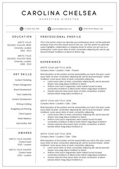 a professional resume template with no experience on the cover letter and it's name