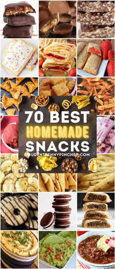 the top 70 best homemade snacks