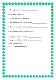 the land and water worksheet for grade 1 students to practice their language skills