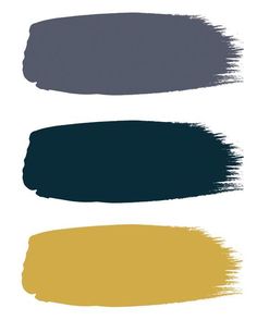 four different shades of paint on a white background