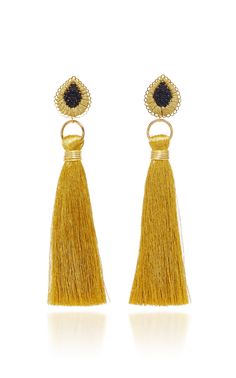 MERCEDES SALAZAR CLADONIA DORADA EARRINGS. #mercedessalazar # Yellow Fashion, New Woman, Brass, For Women, Yellow