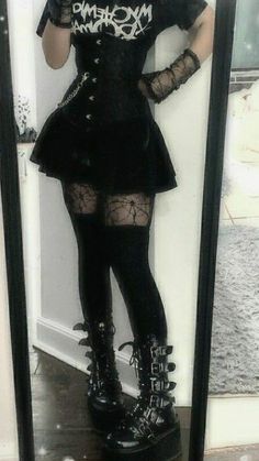 Stile Punk Rock, Goth Outfit, 일본 패션