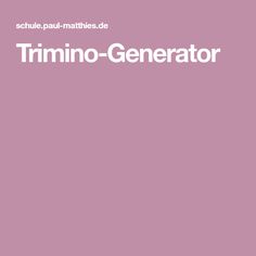 the cover of trimino - generator