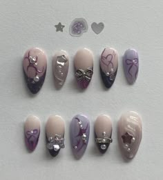 Nail Idea Purple, Eyeshadow Gel Nails, Nail Ideas Purple, Nail Designs Purple, Purple Nails Ideas, Purple Gel Nails Ideas, Purple Nail Ideas, Quinceanera Nails, Pretty Nail Colors