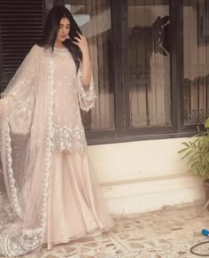 Noor Khan, Sara Khan, Sarah Khan, Sharara Designs, Shadi Dresses, Pakistani Formal Dresses, Desi Wedding Dresses, Nikkah Dress, Pakistani Couture