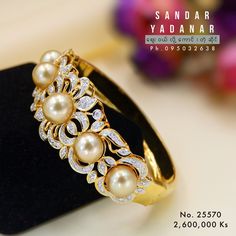 Bridal Jewellery Design, Pearl Bangle, Designer Jewellery, Bridal Jewellery, Jewellery Design, Bridal Jewelry, Jewelry Design