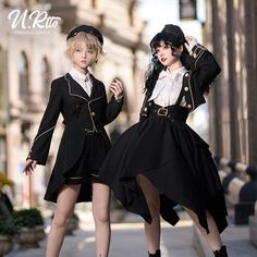 Eternal heroine ♡ Alice x Lolita coordination 7 selections – ロリータファッション通販RonRon Strap Skirt, Ladies Short Jackets, Puffy Skirt, Asymmetrical Skirt, Asymmetrical Design, Short Jacket