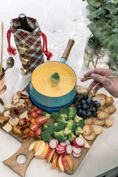 a table topped with lots of different types of food