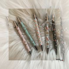 Nurse Pens 5 different designs Clipped pens Ready to ship 5 Image, School Supplies, Pen, Design