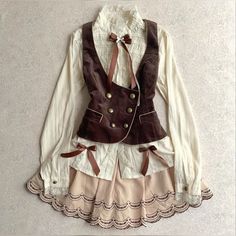 Orphanage Outfit, Literature Outfit, Neapolitan Outfit, Shoujo Clothes, Cottage Outfit, Detailed Outfits, Nerd Outfit, Soft Y2k, 2010 Fashion