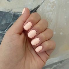 50 Stunning Manicure Ideas For Short Nails With Gel Polish That Are Milky Peach Nails, Really Short Nails, Jumper Nails, Short Nail Manicure, Nail Room Ideas, Pride Nails Designs, Pastel Ombre