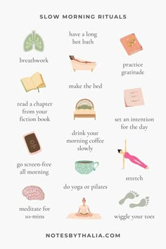 Morning Routine Ideas, Slow Days, Slow Morning, Healthy Morning Routine, Vie Motivation