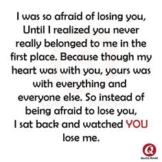 a poem that reads i was so afraid of losing you, until i reached you never really