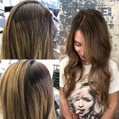 Line Of Demarcation Hair, Bad Highlights, At Home Highlights, Highlights Hair Color, Baby Lights, Peekaboo Highlights, Highlighted Hair