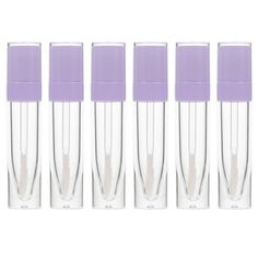 Description These empty lip gloss tubes are designed with clear body, which can let you see the remaining volume of cosmetics easily.The wand with lip brushes, convenient to use our lip gloss brush to help you apply lip gloss evenly. Features - Color: Purple - Material: Plastic and ABS - Size: About 9.00X1.80X1.80cm/ 3.54X0.71X0.71inch - This item is manufactured with plastic material for long-lasting use. - It is hygienic, durable and safe for use. Small and light, easy to carry. - Our refillab Lip Gloss Packaging, Gloss Packaging, Apply Lip Gloss, Rhinestone Lips, Lip Gloss Containers, Hair Spray Bottle, Lip Balm Containers, Crystal Lips, Tinted Gloss