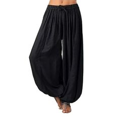 Yoga Plus Size, Genie Pants, Yoga Trousers, Casual Pants Style, Sports Pants Women, Harem Pants Women, Dance Pants, Yoga Dance, Black Wide Leg Pants