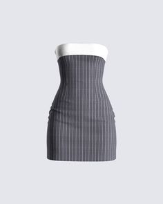 Pinstripe Fabric, Future Of Fashion, Welcome To The Future, Little Red Dress, Suiting Fabric, Kehlani, No Waste, Striped Mini Dress, Bodycon Fashion