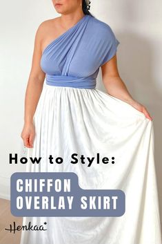 Do you want to learn cute outfits and convertible skirts for your beautiful convertible dresses? Check out our blog post focused on how to style a  skirt with chiffon overlay. Here are 10 Outfit Ideas - click to see more ideas! Style A Skirt, Convertible Fashion, Fashion Styling Tips, Hot Prom Dress, Prom Inspiration, Trendy Prom Dresses