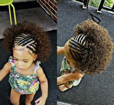 Coiffure enfant Crochet Braids Hairstyles For Kids, Braid Styles For Girls, Different Hair Styles, Twisted Hair, Kid Braid Styles, Kids' Braids, Different Hair