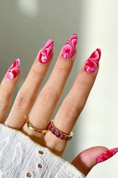 Summer nail ideas 2024 | Summer nail ideas Festival Manicure, Festival Nails Summer, Festival Nail Ideas, Nails Festival, Rave Nails, Disney Acrylic Nails, Water Marble Nails, April Nails