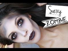 Undead Makeup, Pretty Zombie Makeup, Halloween Zombie Makeup, Zombie Makeup Easy, Zombie Prom Queen, Zombie Makeup Tutorials, Pretty Zombie, Zombie Cheerleader, Ghost Makeup