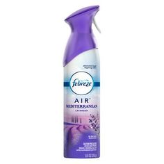 a bottle of air freshener on a white background