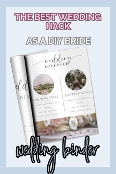 the best wedding hack as a diy bride book is open and ready to be read