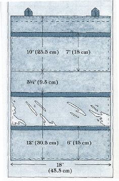 a diagram showing the width and height of an area