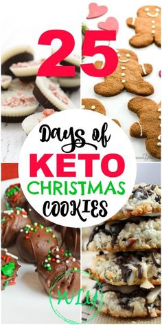 25 days of keto christmas cookies