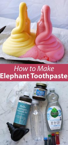 how to make an elephant toothpaste