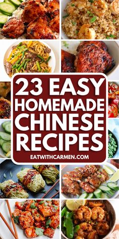 23 easy homemade chinese recipes that are great for the whole family to enjoy and eat