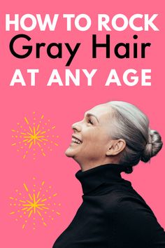 Looking "old" with gray hair is a common fear, but what does "old" mean and how can women of all ages wear gray hair without looking "old?" This article explores all of our fears about looking older and how we can overcome them to enjoy our naturally silver hair at any age and stage. Grey Hair And Glasses, Grey Hair Journey, Long Silver Hair, Grey Hair Over 50, Grey Curly Hair