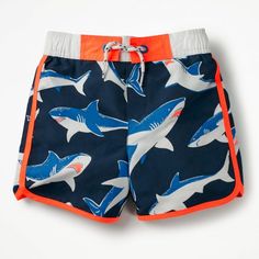 Herren Style, Baby Swimsuit, Surf Shorts, Shark Bites, Baby Swimming, Boys Swimwear, Boy Clothes, Mode Online, Beach Wears