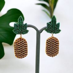 New for Summer 2024 from Narratives The Line Add a touch of tropical fun to your holiday wardrobe with our Beaded Crystal Pineapple Earrings. With a sparkling design, these earrings are sure to make a statement and add some holiday cheer to any outfit. Perfect for those who love a touch of sparkle and want to stand out at any holiday event. Dimensions: 7.5cm x 2.5cm Pineapple Earrings, Holiday Wardrobe, Holidays And Events, Summer 2024, The Line, Holiday Cheer, Crystal Beads, Jewelry Earrings Dangle, Etsy Earrings