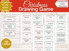 christmas drawing game for kids to play on the computer and use it as an activity