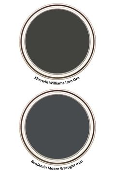 two different shades of gray paint