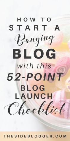 how to start a dancing blog with this 5 - point blob launch checklist