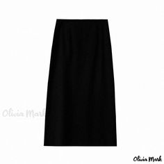 Olivia Mark - High-Waisted Solid Color Minimalist Daily Maxi Skirt - Stylish and Casual Classic Black Maxi Skirt For Work, Black Relaxed Classic Maxi Skirt, Classic Relaxed Black Maxi Skirt, Classic Black Relaxed Maxi Skirt, Casual Black Maxi Skirt For Work, Classic Black Lined Maxi Skirt, Classic Black Maxi Skirt For Spring, Black Solid Color Maxi Skirt For Workwear, Classic High-waisted Black Skirt