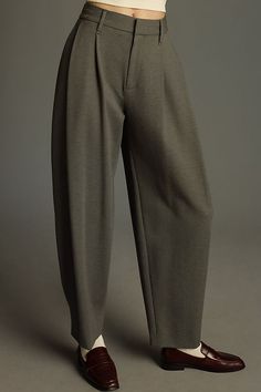 Minimal Pants, Tailored Pants Outfit, Ponte Pants, Rag And Bone, Cotton Viscose, Tapered Pants, Wool Pants, Female Fashion, 50 Fashion