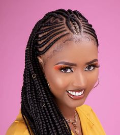 Scalp Plaits, Fulani Braids Hairstyles With Color, Braids Hairstyles With Color, Hairstyles With Color, Fulani Braids Hairstyles, Short Bob Braids, Fancy Braids, Parting Hair, Havana Twist