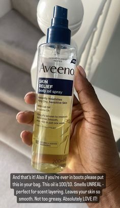 Aveeno Oil Spray, Aveeno Aesthetic, Aveeno Body Oil, Aveeno Oil, Aveeno Skin Care, Aveeno Skin Relief, Moisturizing Body Oil, Body Oil Spray, Dry Body Oil