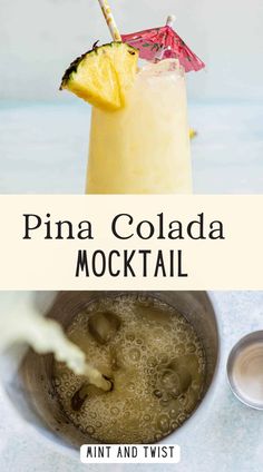 pina cola mocko cocktail recipe with pineapple